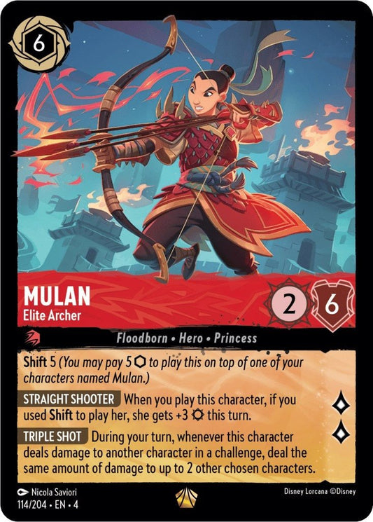 Disney Lorcana - Mulan - Elite Archer (114/204) (Ursula's Return)
