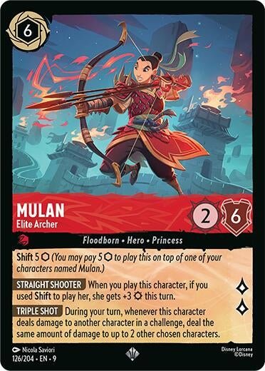 Disney Lorcana - Mulan - Elite Archer (126/204) (Fabled)