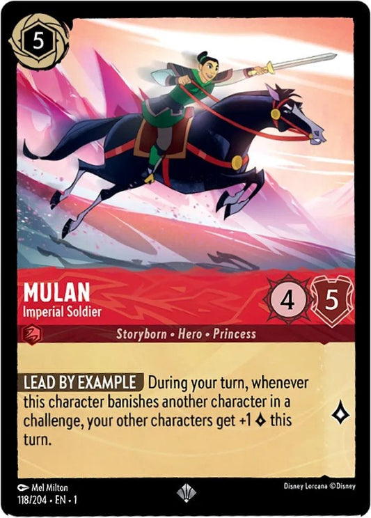 Disney Lorcana - Mulan - Imperial Soldier (118/204) (The First Chapter)