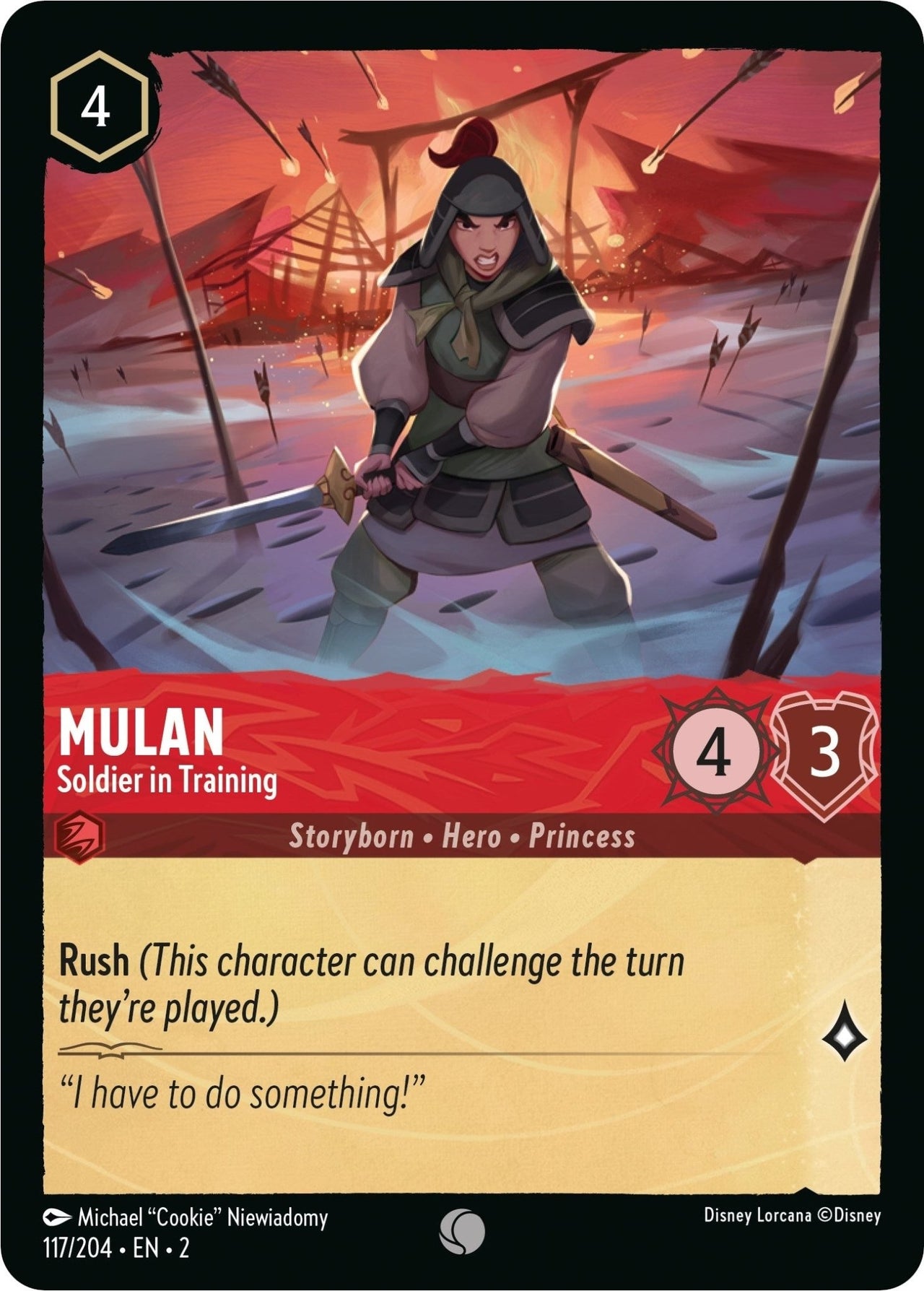 Mulan - Soldier in Training (117/204) (Rise of the Floodborn) by LAB7 Malta, Europe