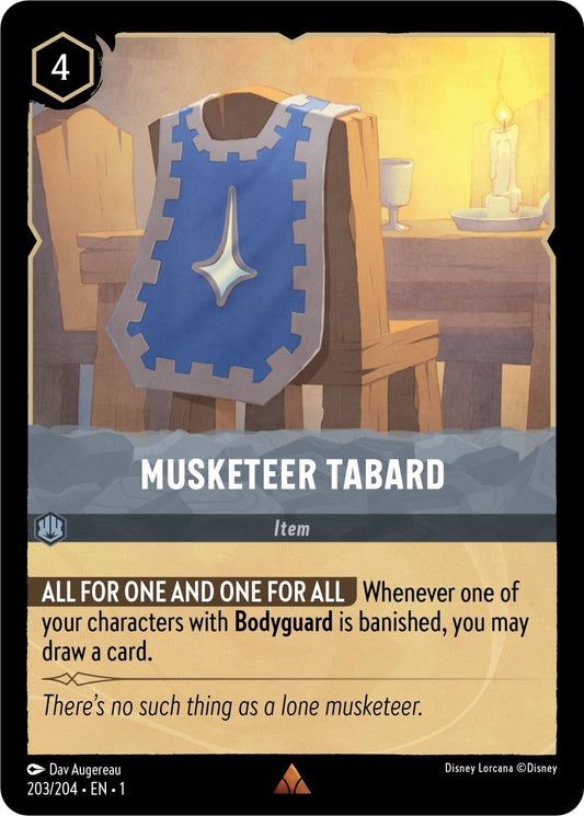Disney Lorcana - Musketeer Tabard (203/204) (The First Chapter)