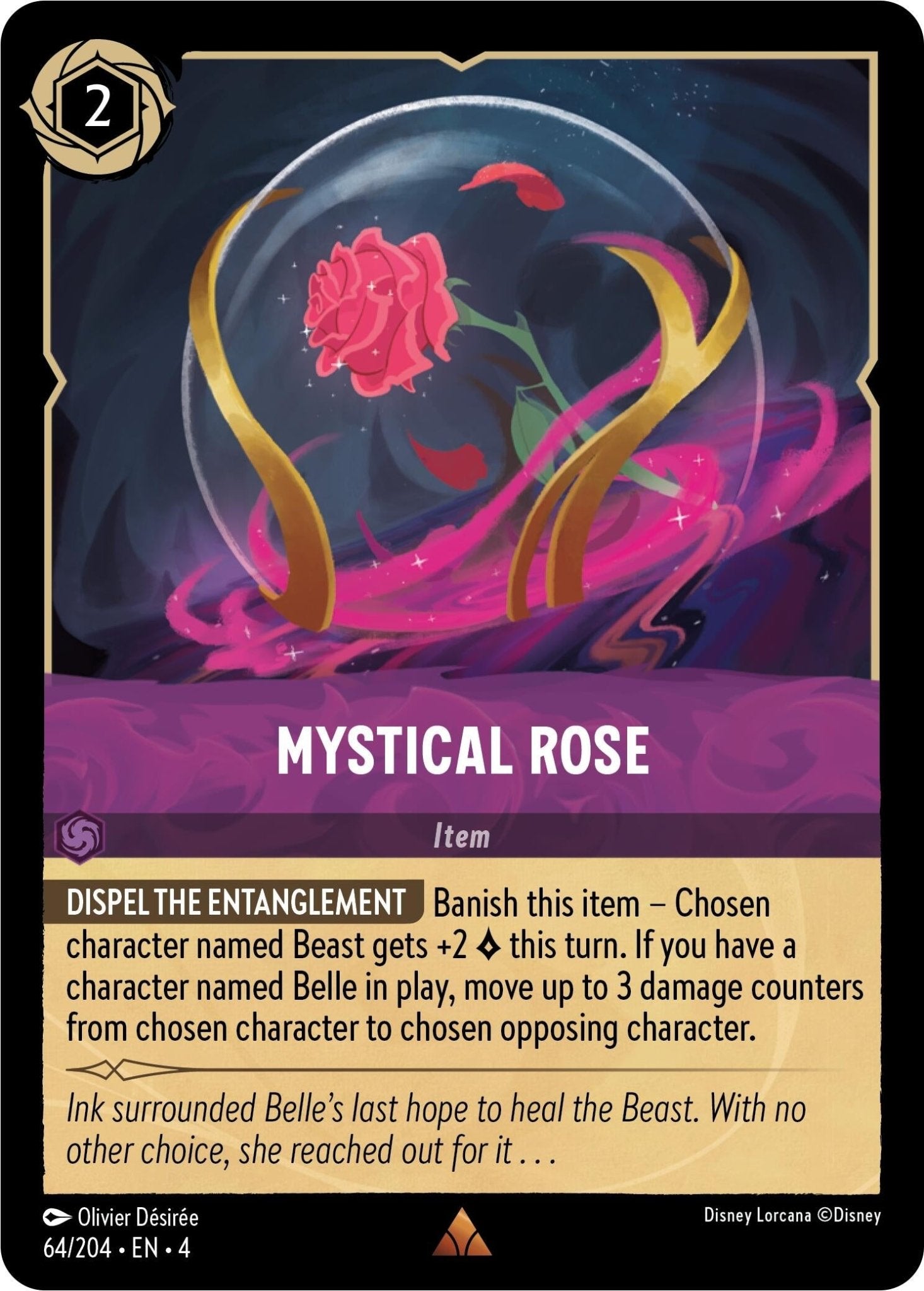 Disney Lorcana - Mystical Rose (64/204) (Ursula's Return)