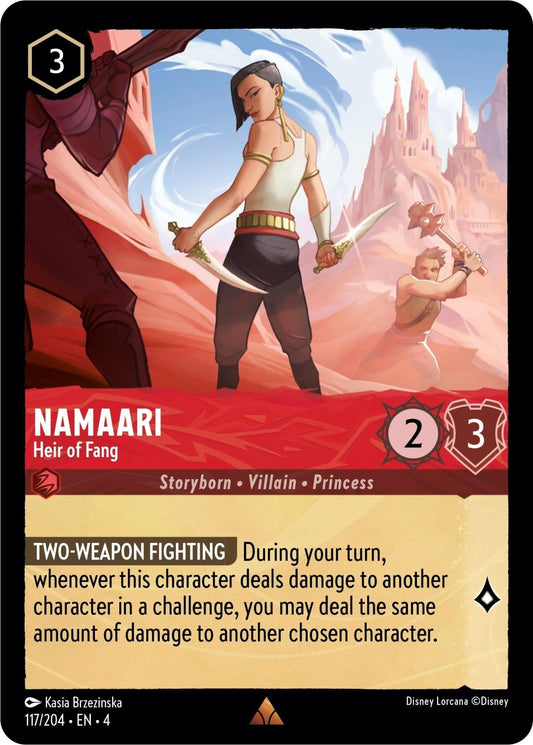 Disney Lorcana - Namaari - Heir of Fang (117/204) (Ursula's Return)
