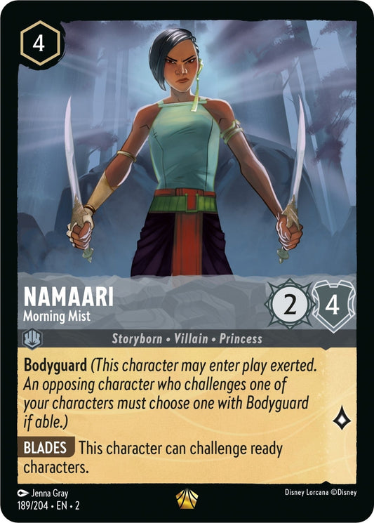 Disney Lorcana - Namaari - Morning Mist (189/204) (Rise of the Floodborn)