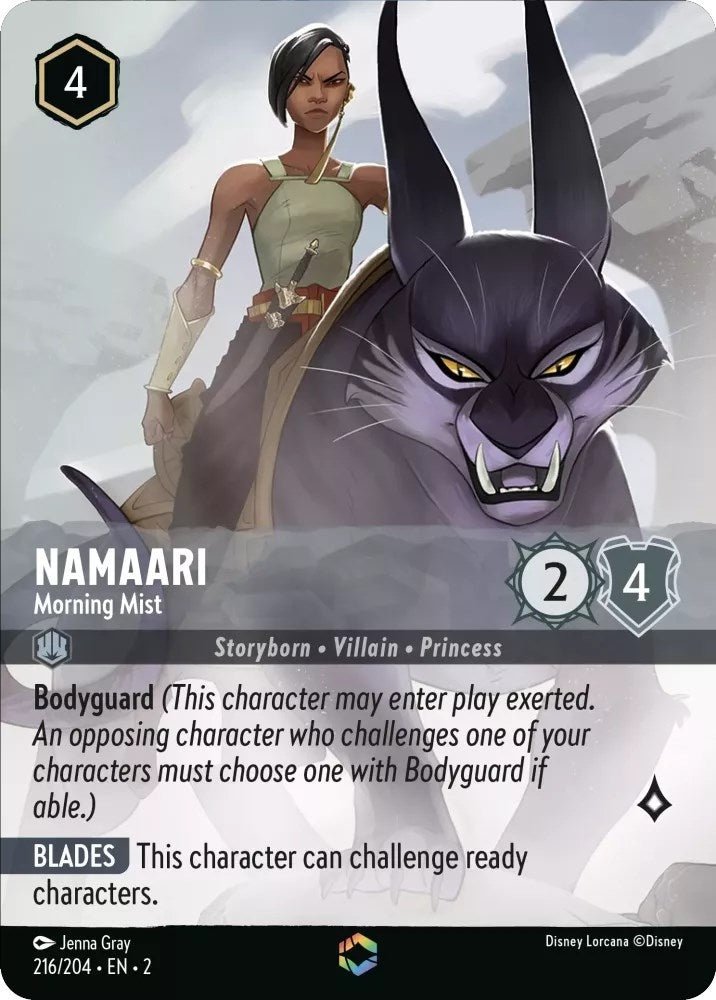 Disney Lorcana - Namaari - Morning Mist (Enchanted) (216/204) (Rise of the Floodborn)