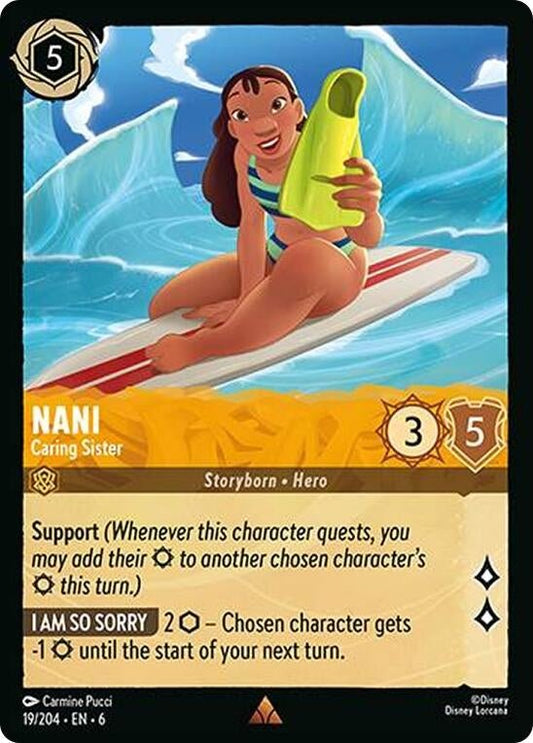 Disney Lorcana - Nani - Caring Sister (19/204) (Azurite Sea)