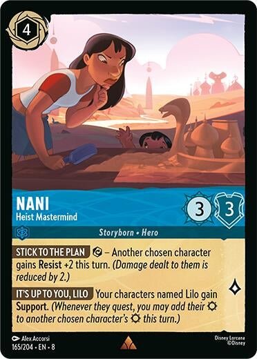 Disney Lorcana - Nani - Heist Mastermind (165/204) (Reign of Jafar)