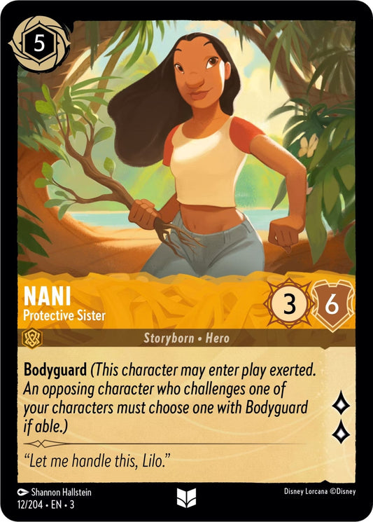 Disney Lorcana - Nani - Protective Sister (12/204) (Into the Inklands)