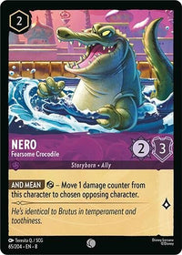 Nero - Fearsome Crocodile (65/204) (Reign of Jafar) by LAB7 Malta, Europe