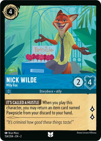 Nick Wilde - Wily Fox (154/204) (Rise of the Floodborn) by LAB7 Malta, Europe