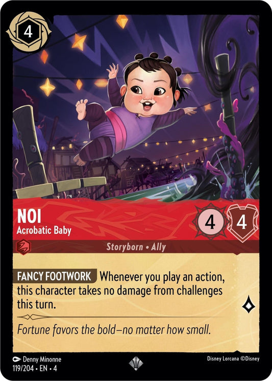 Disney Lorcana - Noi - Acrobatic Baby (119/204) (Ursula's Return)