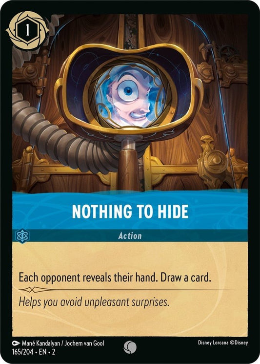 Disney Lorcana - Nothing to Hide (165/204) (Rise of the Floodborn)