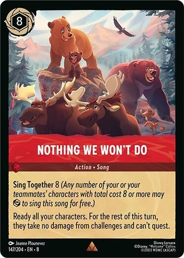 Disney Lorcana - Nothing We Won't Do (147/204) (Reign of Jafar)