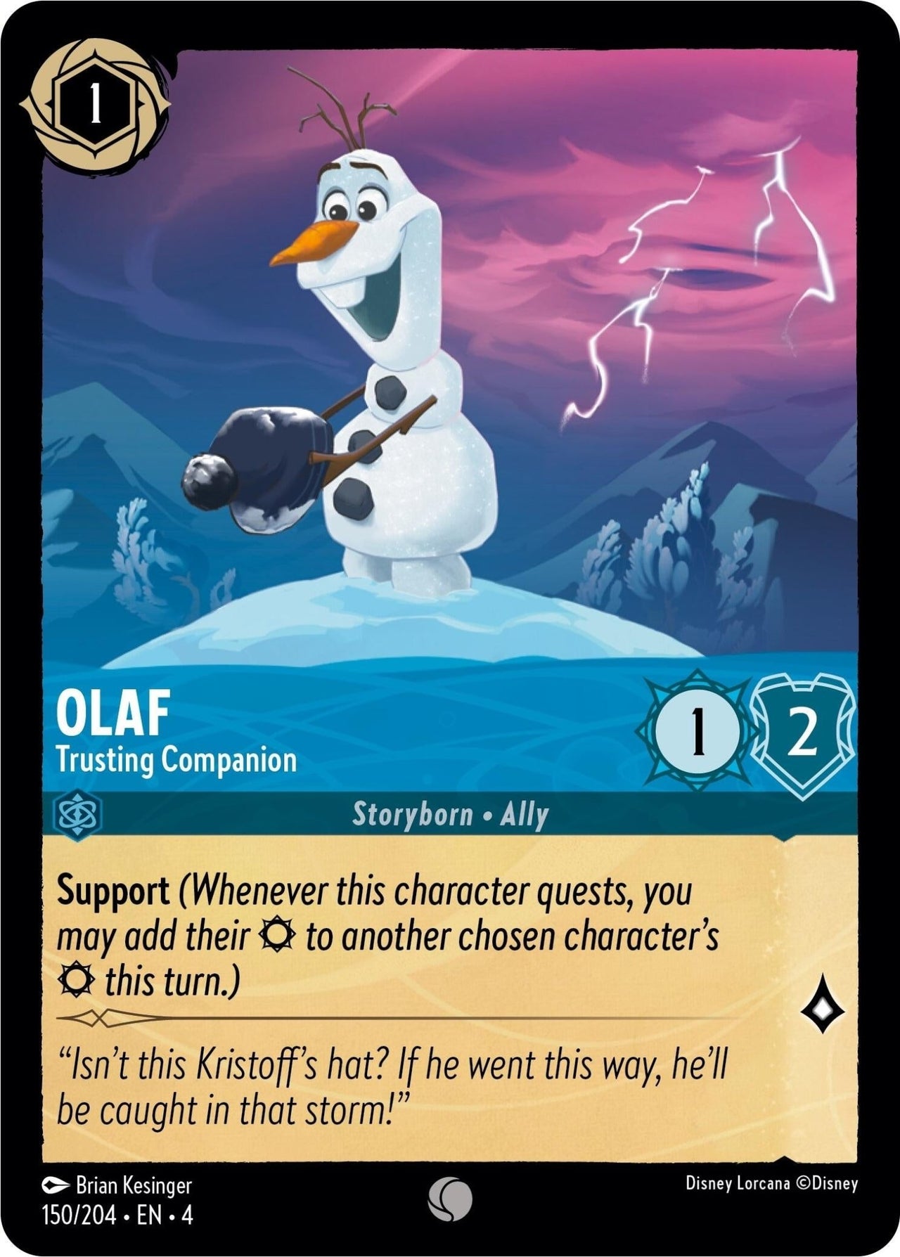 Olaf - Trusting Companion (150/204) (Ursula's Return) by LAB7 Malta, Europe