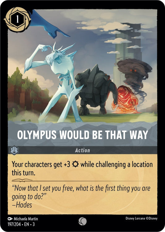 Disney Lorcana - Olympus Would Be That Way (197/204) (Into the Inklands)