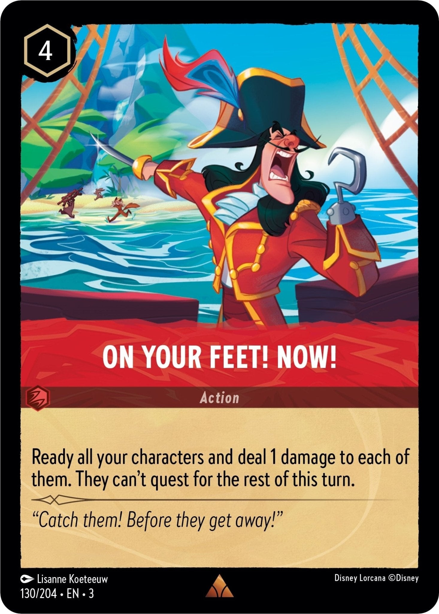 Disney Lorcana - On Your Feet! Now! (130/204) (Into the Inklands)