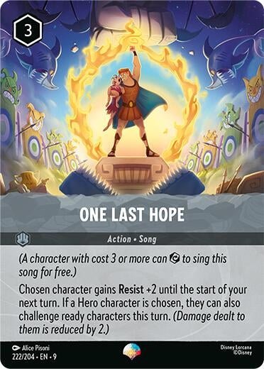 Disney Lorcana - One Last Hope (Epic) (222) (Fabled)