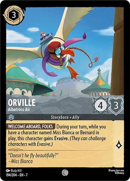 Disney Lorcana - Orville - Albatross Air (194/204) (Archazia's Island)