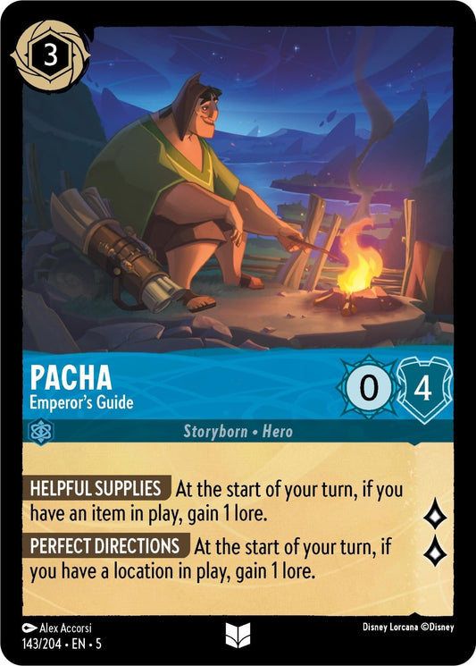 Disney Lorcana - Pacha - Emperor's Guide (143/204) (Shimmering Skies)