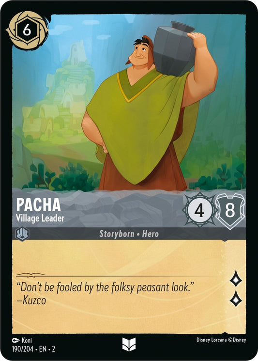 Disney Lorcana - Pacha - Village Leader (190/204) (Rise of the Floodborn)