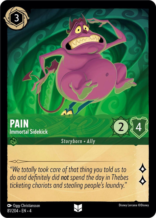 Disney Lorcana - Pain - Immortal Sidekick (81/204) (Ursula's Return)