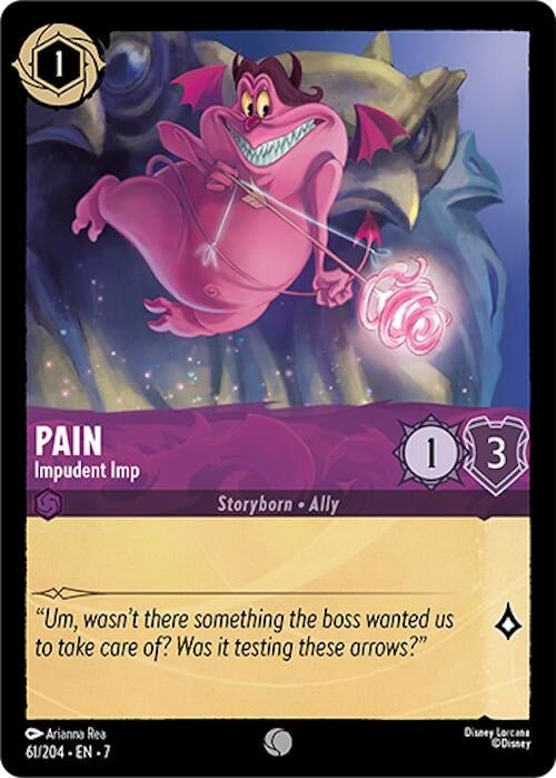 Disney Lorcana - Pain - Impudent Imp (61/204) (Archazia's Island)