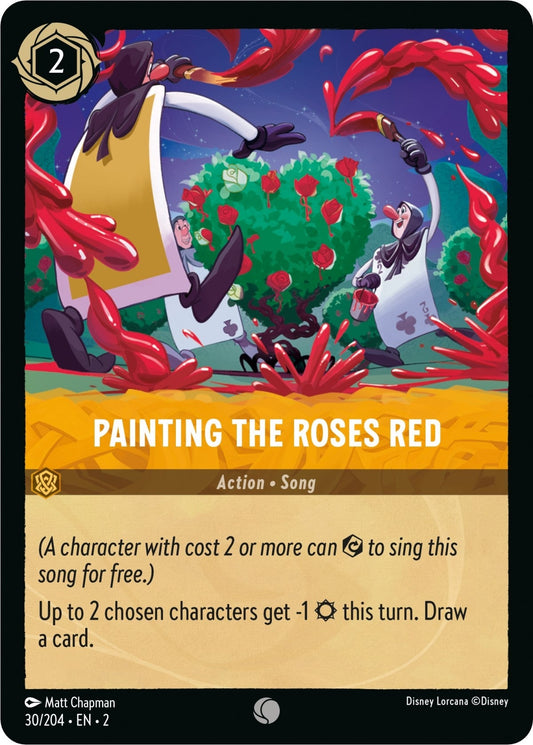 Disney Lorcana - Painting the Roses Red (30/204) (Rise of the Floodborn)