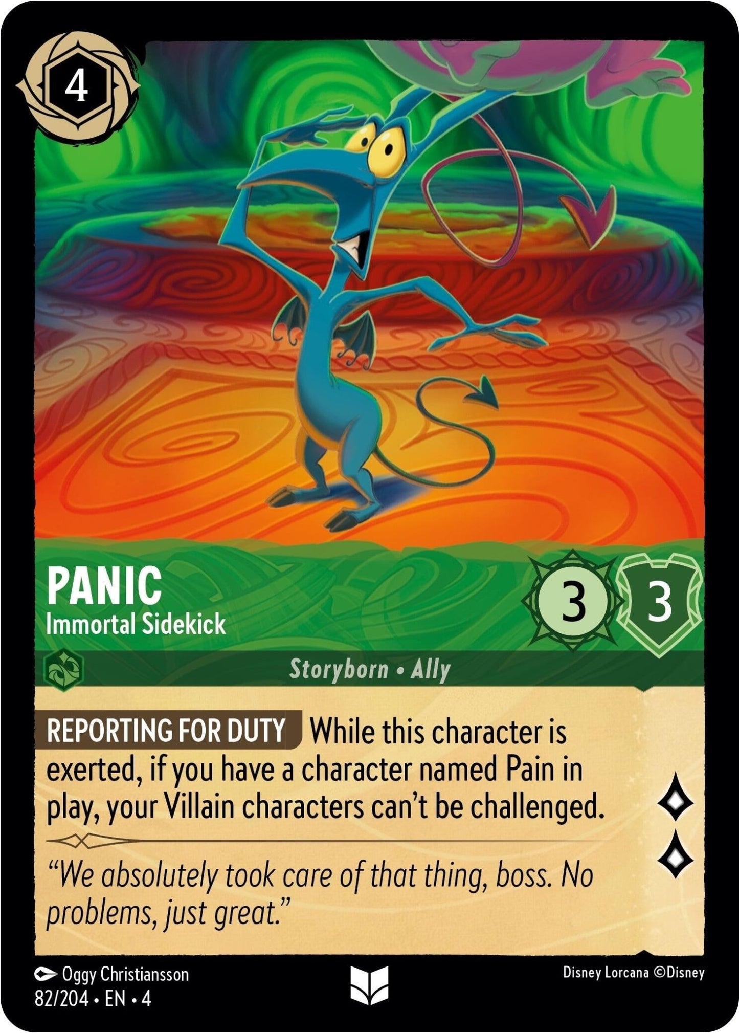 Disney Lorcana - Panic - Immortal Sidekick (82/204) (Ursula's Return)