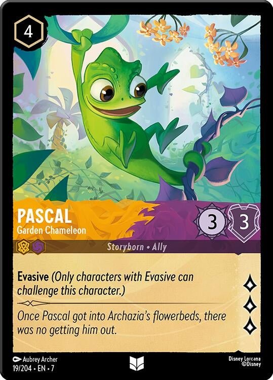 Disney Lorcana - Pascal - Garden Chameleon (19/204) (Archazia's Island)