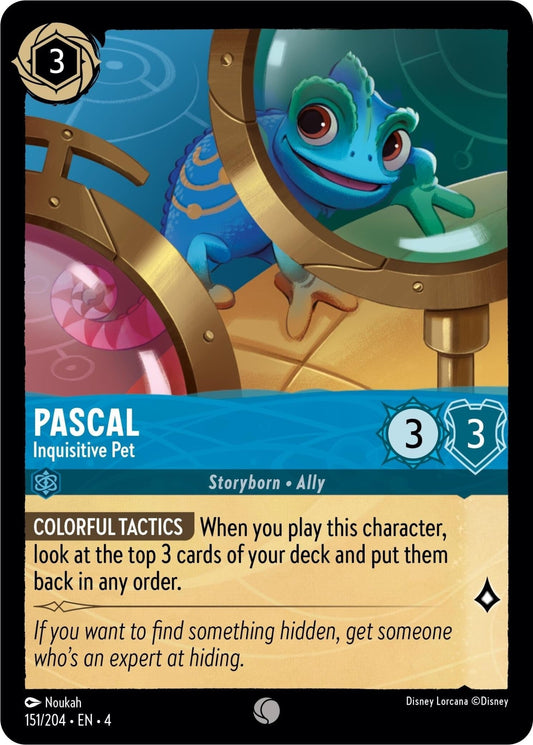 Disney Lorcana - Pascal - Inquisitive Pet (151/204) (Ursula's Return)