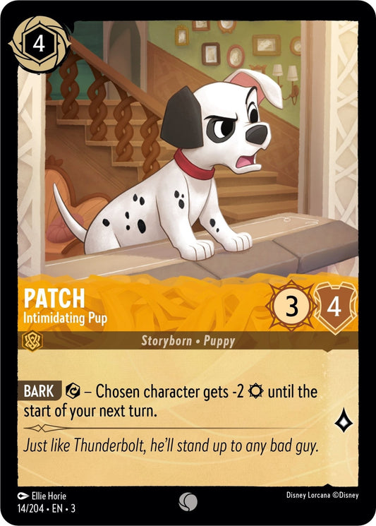 Disney Lorcana - Patch - Intimidating Pup (14/204) (Into the Inklands)