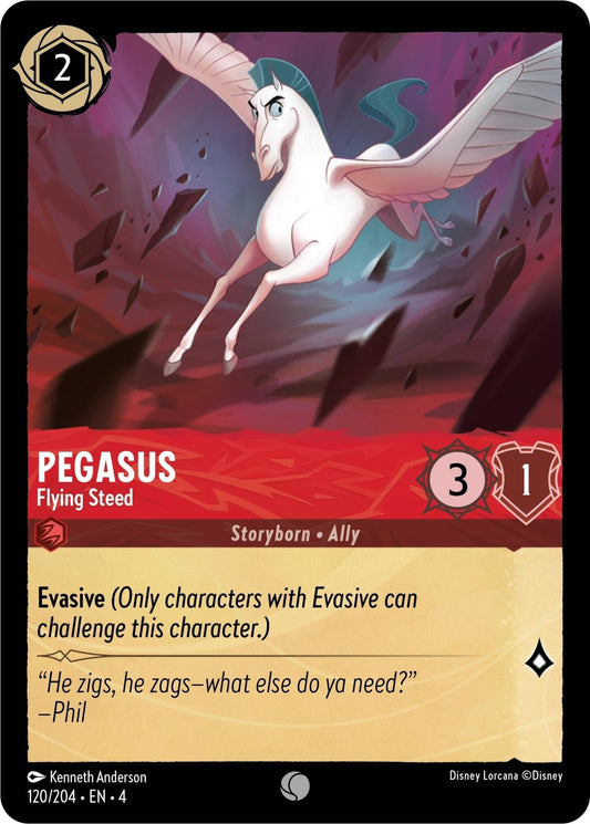 Disney Lorcana - Pegasus - Flying Steed (120/204) (Ursula's Return)