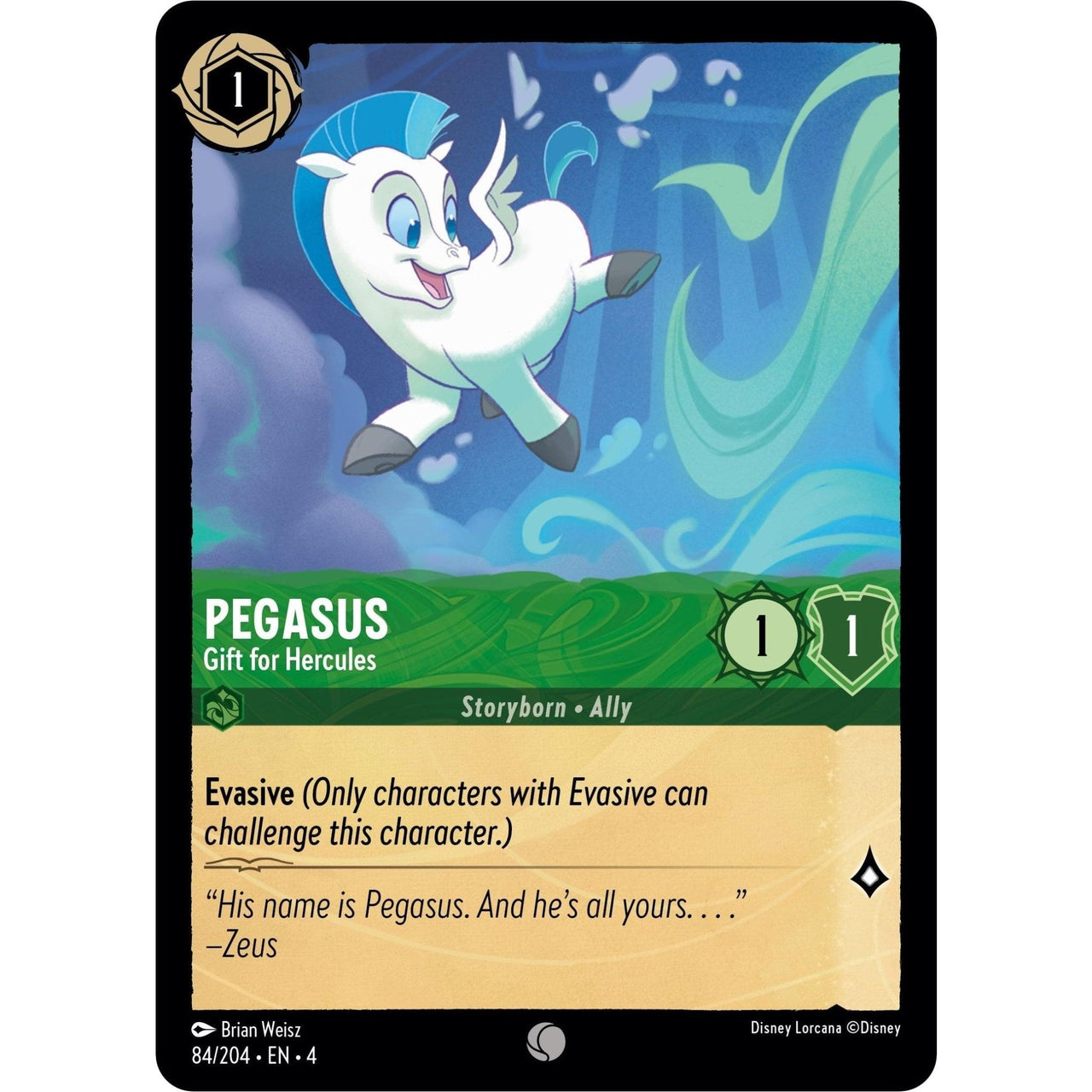 Ravensburger Pegasus - Gift for Hercules (84/204) (Ursula's Return) by LAB7 Malta, Europe
