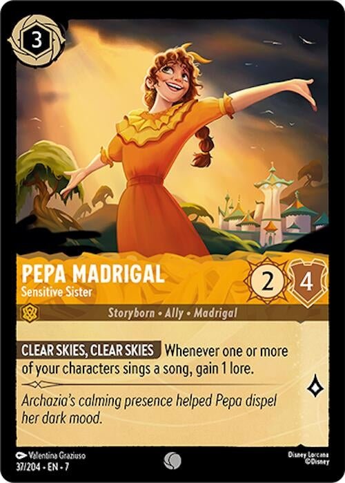 Disney Lorcana - Pepa Madrigal - Sensitive Sister (37/204) (Archazia's Island)