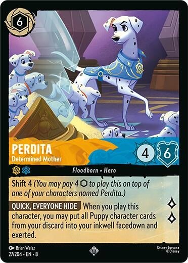 Disney Lorcana - Perdita - Determined Mother (27/204) (Reign of Jafar)