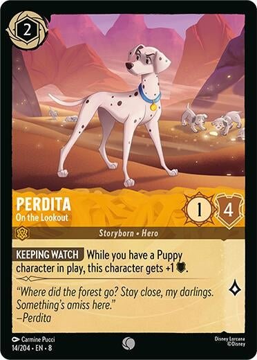 Disney Lorcana - Perdita - On the Lookout (14/204) (Reign of Jafar)