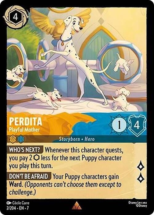 Disney Lorcana - Perdita - Playful Mother (2/204) (Archazia's Island)
