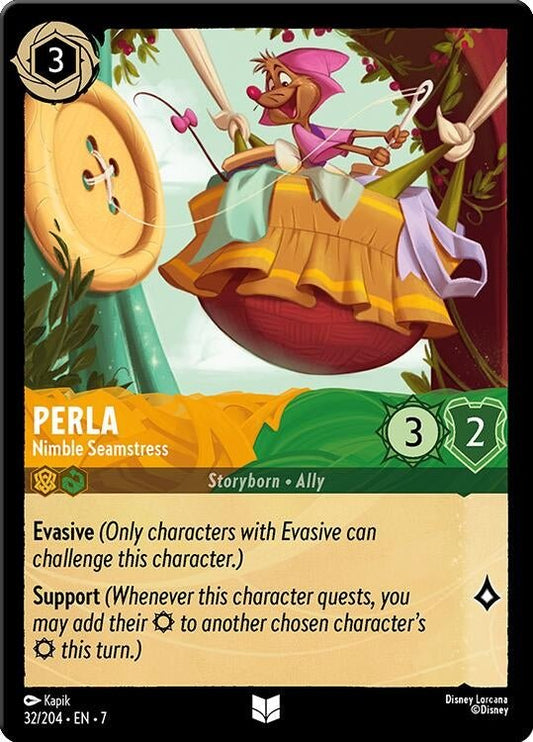 Disney Lorcana - Perla - Nimble Seamstress (32/204) (Archazia's Island)