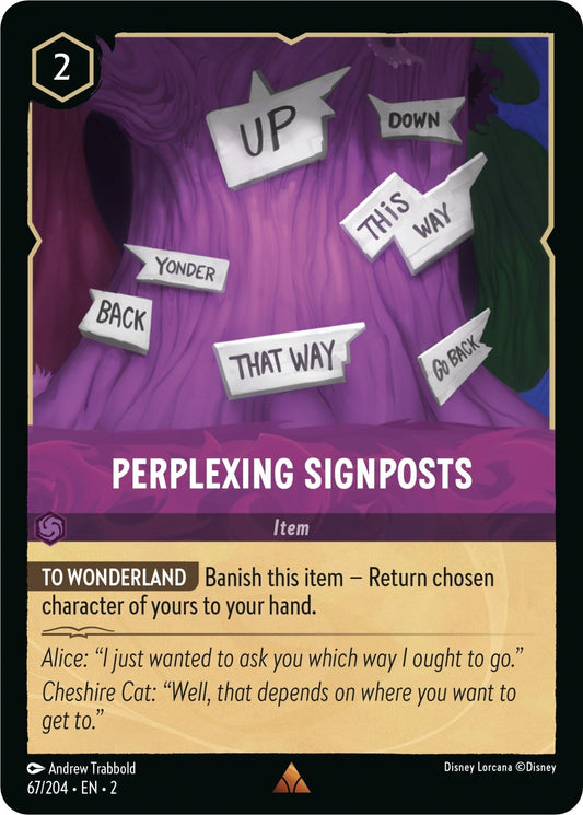 Disney Lorcana - Perplexing Signposts (67/204) (Rise of the Floodborn)