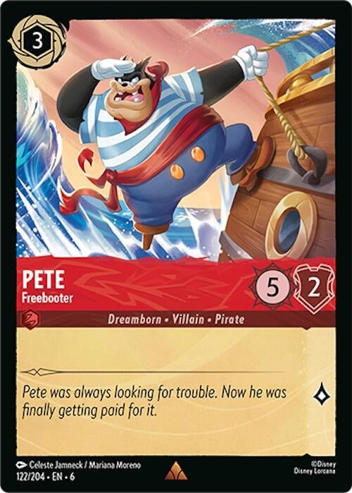 Disney Lorcana - Pete - Freebooter (122/204) (Azurite Sea)