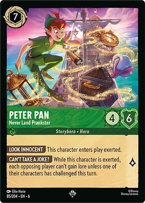 Disney Lorcana - Peter Pan - Never Land Prankster (85/204) (Azurite Sea)