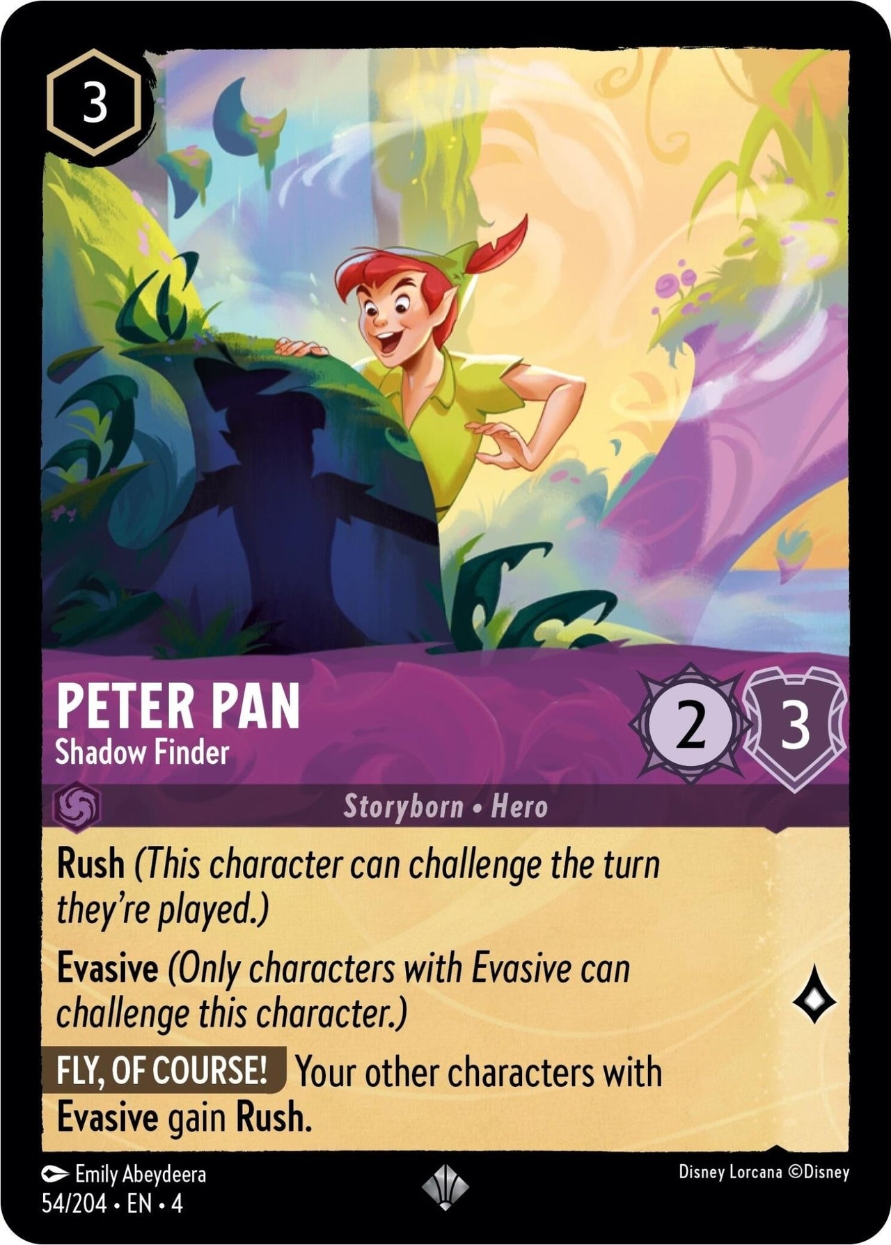 Peter Pan - Shadow Finder (54/204) (Ursula's Return) by LAB7 Malta, Europe