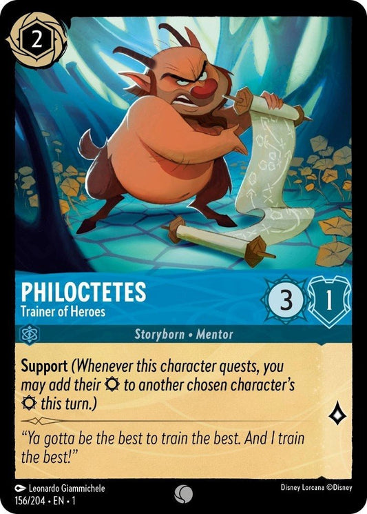 Disney Lorcana - Philoctetes - Trainer of Heroes (156/204) (The First Chapter)