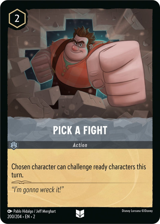 Disney Lorcana - Pick a Fight (200/204) (Rise of the Floodborn)
