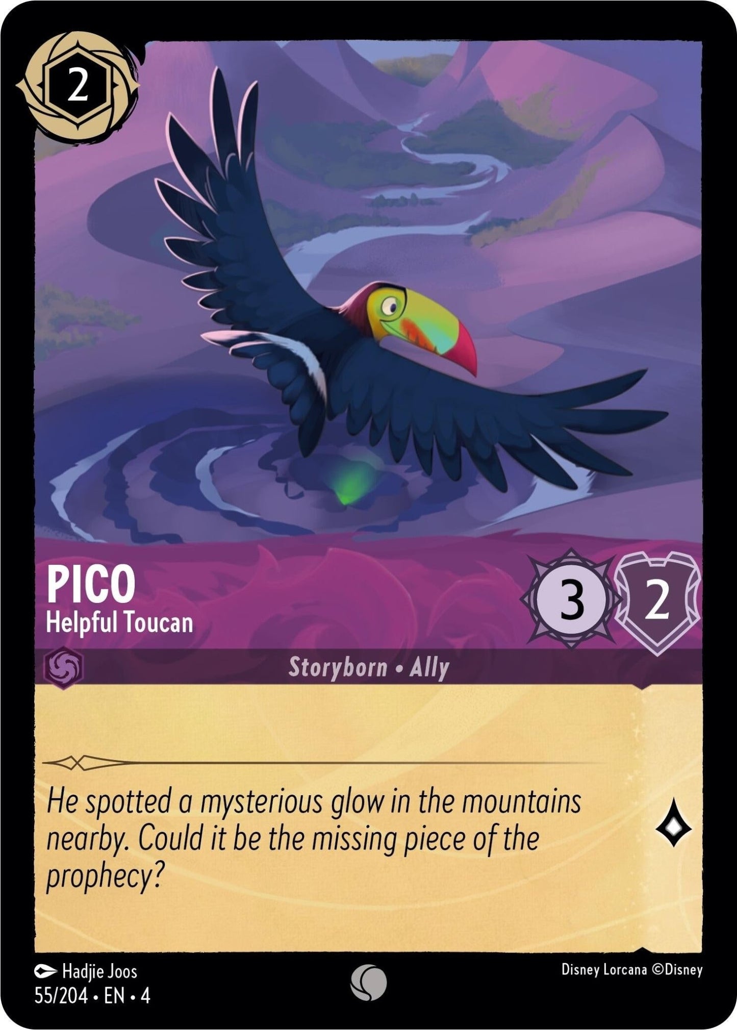 Disney Lorcana - Pico - Helpful Toucan (55/204) (Ursula's Return)