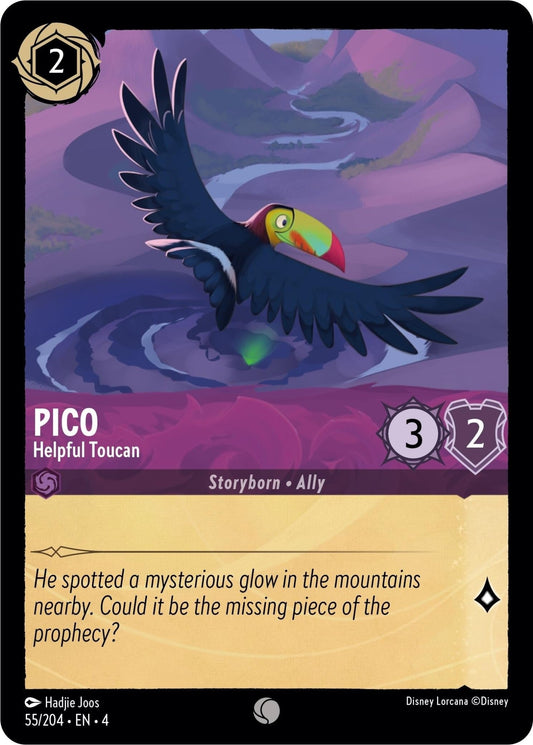 Disney Lorcana - Pico - Helpful Toucan (55/204) (Ursula's Return)