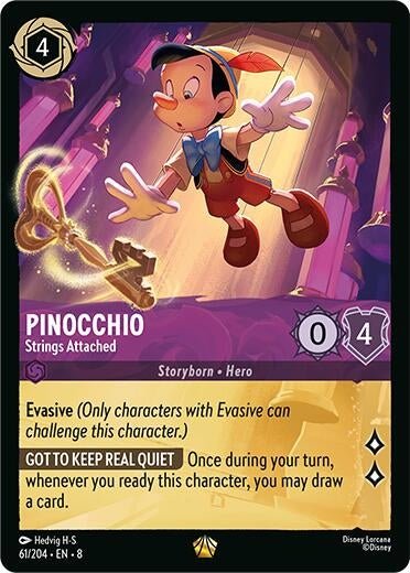 Disney Lorcana - Pinocchio - Strings Attached (61/204) (Reign of Jafar)