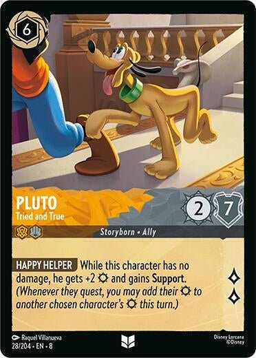 Disney Lorcana - Pluto - Tried and True (28/204) (Reign of Jafar)