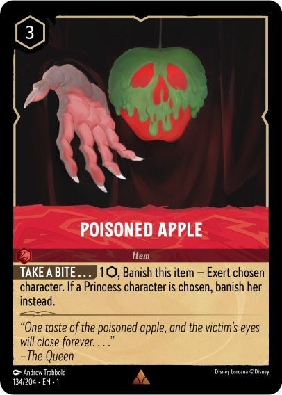 Disney Lorcana - Poisoned Apple (134/204) (The First Chapter)