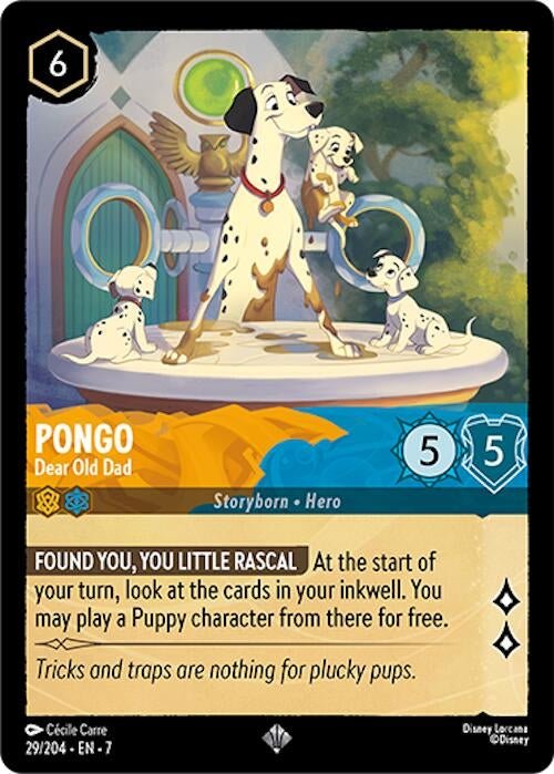 Disney Lorcana - Pongo - Dear Old Dad (29/204) (Archazia's Island)